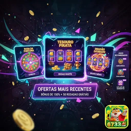 Ofertas mais recentes disponíveis no site 6733, mostrando promoções especiais.